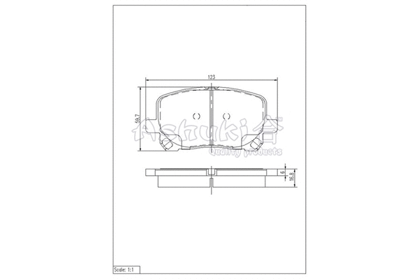 Brake Pad Set, disc brake (1080-6902)