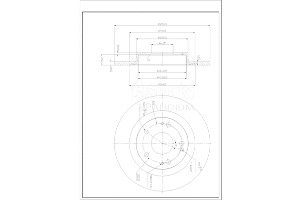 Brake Disc (H039-84)