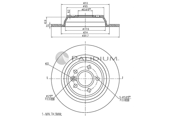 Brake Disc (P331-066)