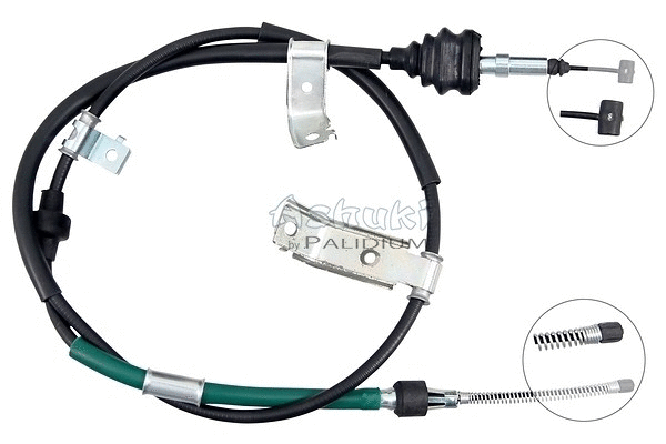 Cable Pull, parking brake (ASH3-1306)