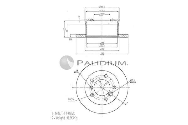 Brake Disc (P331-077)