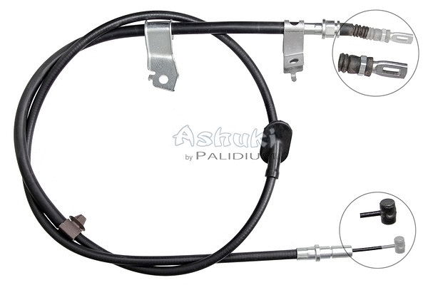 Cable Pull, parking brake (ASH3-1416)