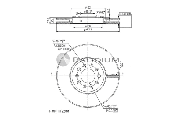 Brake Disc (P330-025)