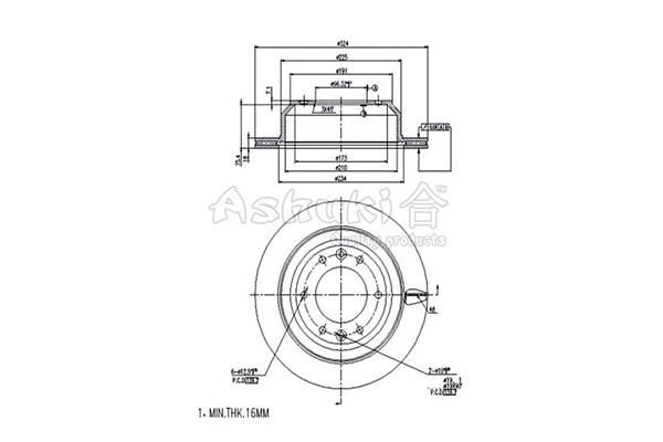 Brake Disc (Y089-42)