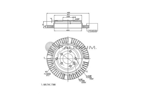 Brake Disc (P330-141)