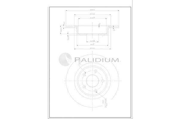 Brake Disc (P331-145)