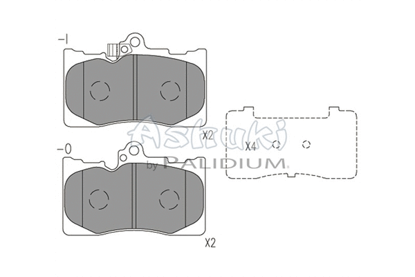 Brake Pad Set, disc brake (L114-01)