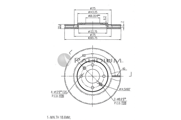 Brake Disc (P330-030)