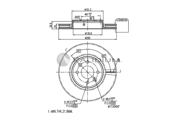 Brake Disc (P330-039)