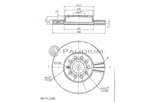 Brake Disc (P330-040)