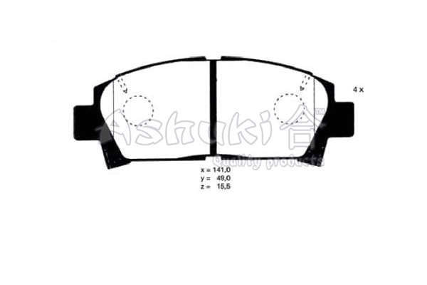 Brake Pad Set, disc brake (T114-12)