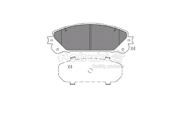 Brake Pad Set, disc brake (T114-65)