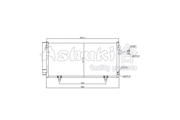 Condenser, air conditioning (S559-32)