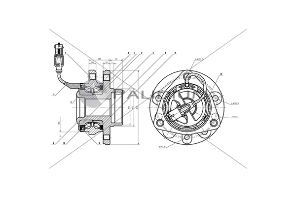 Wheel Bearing Kit (PAL6-2033)