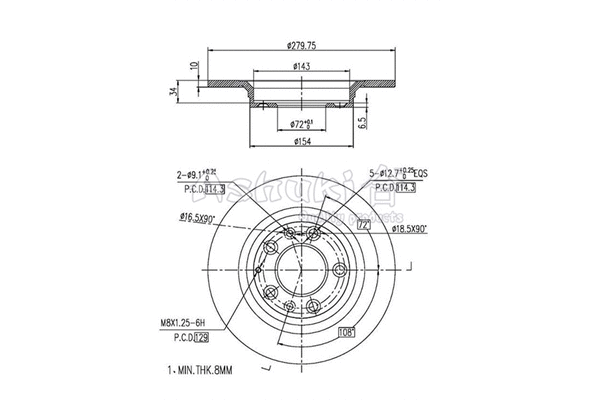 Brake Disc (0993-9203)