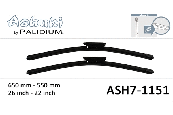 Wiper Blade (ASH7-1151)