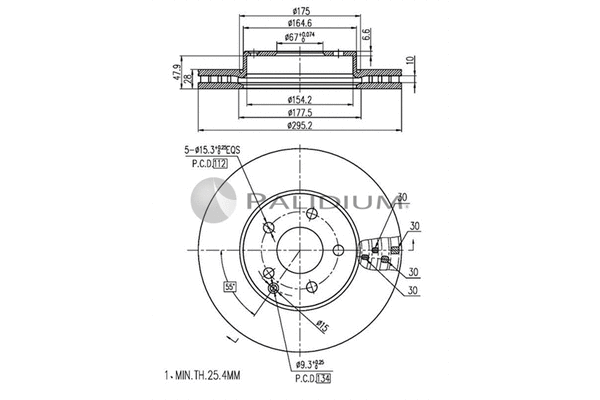 Brake Disc (P330-048)