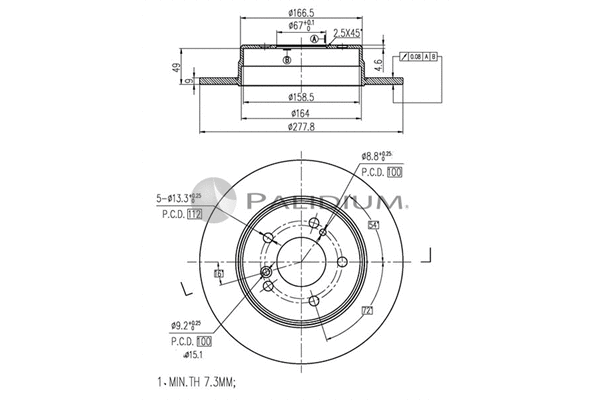 Brake Disc (P331-037)