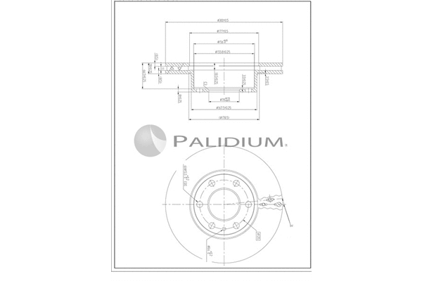 Brake Disc (P330-272)