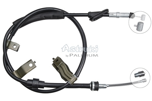 Cable Pull, parking brake (ASH3-1174)