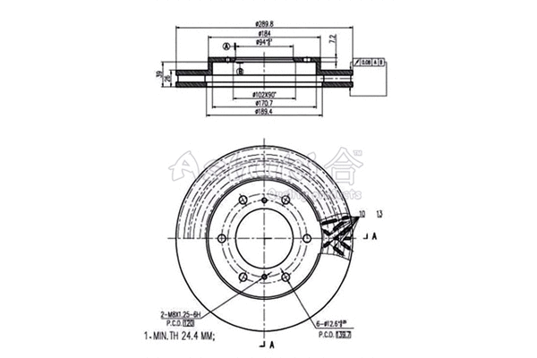 Brake Disc (0990-2505)