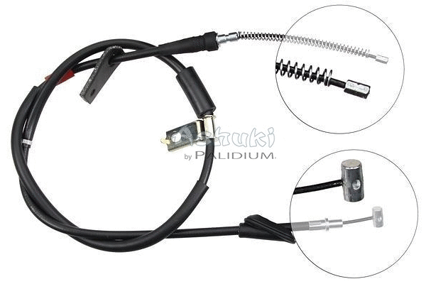 Cable Pull, parking brake (ASH3-1574)