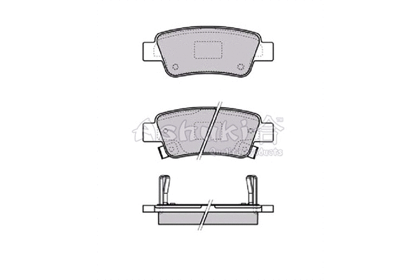 Brake Pad Set, disc brake (H025-46)