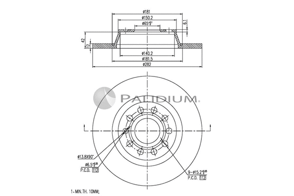 Brake Disc (P331-011)