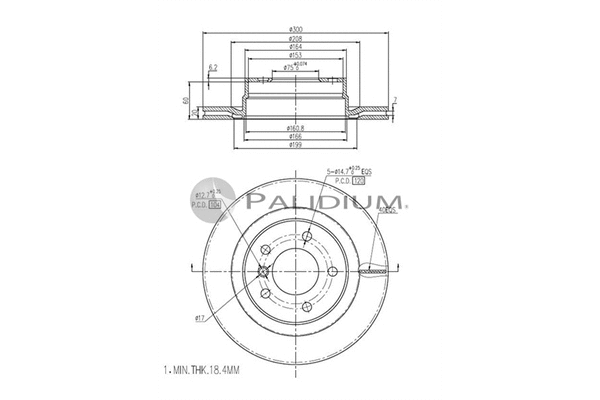 Brake Disc (P330-126)