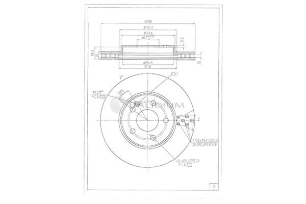 Brake Disc (P330-114)