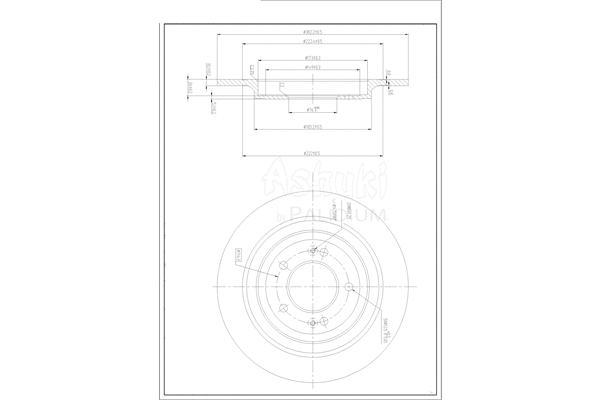 Brake Disc (Y089-73)
