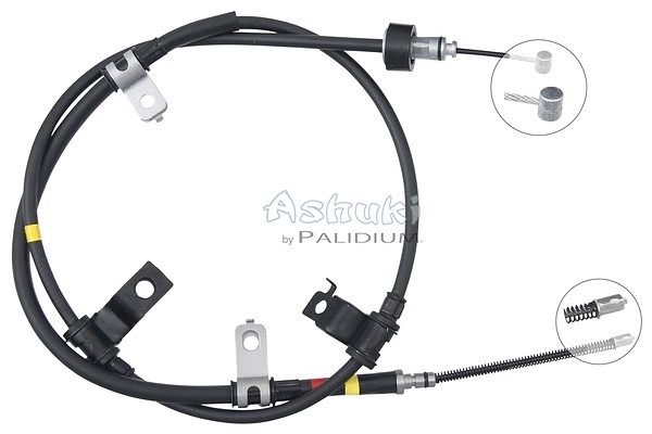 Cable Pull, parking brake (ASH3-1492)