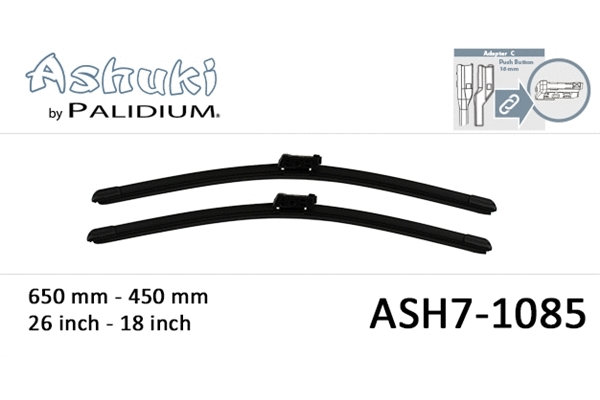 Wiper Blade (ASH7-1085)