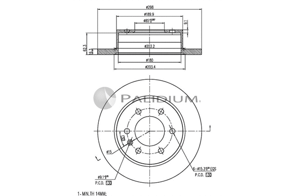 Brake Disc (P331-008)