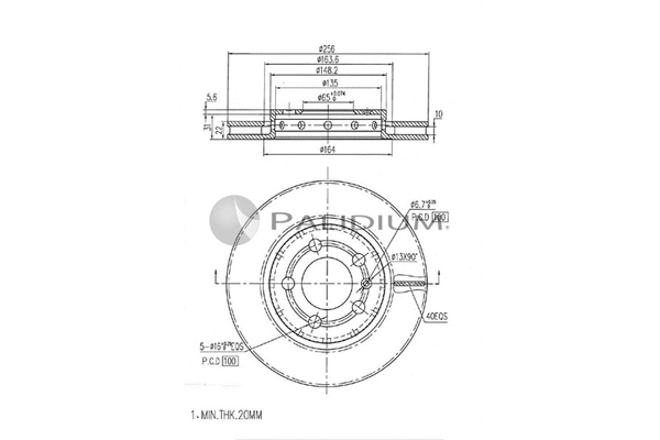 Brake Disc (P331-051)