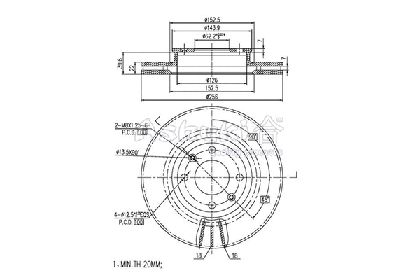Brake Disc (I032-20)