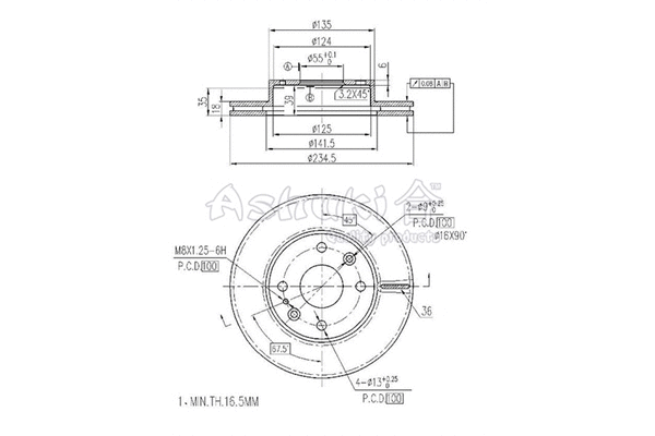 Brake Disc (M605-05)