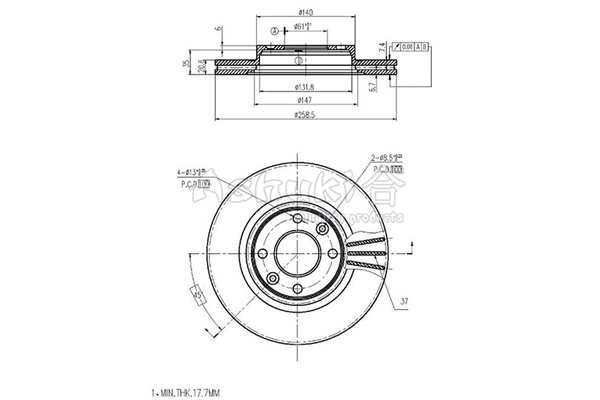 Brake Disc (N013-19)