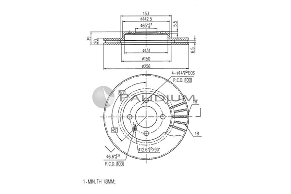 Brake Disc (P330-037)