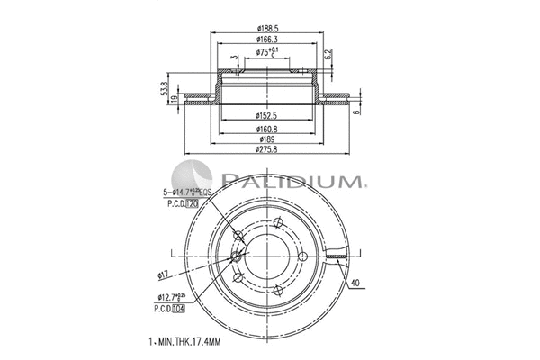 Brake Disc (P331-063)