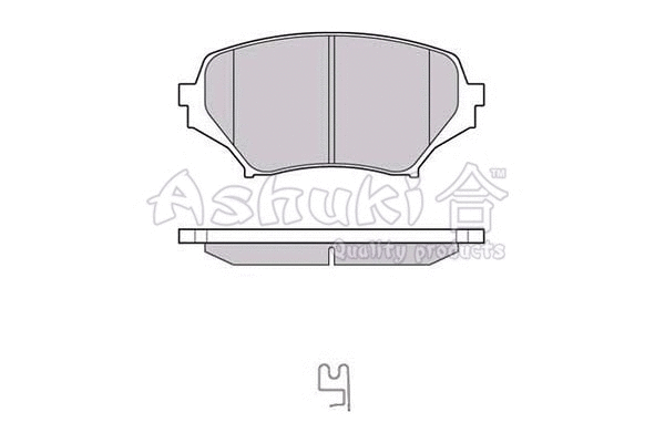 Brake Pad Set, disc brake (1080-8603)