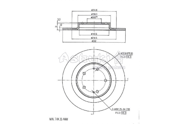 Brake Disc (C652-55)