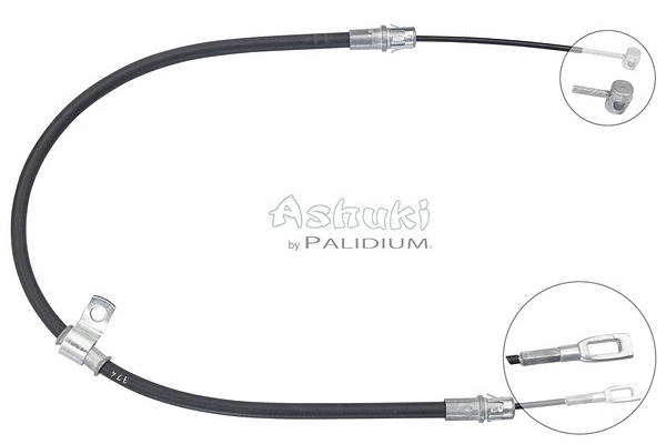 Cable Pull, parking brake (ASH3-1787)