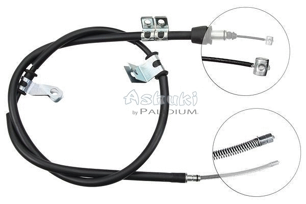 Cable Pull, parking brake (ASH3-1407)