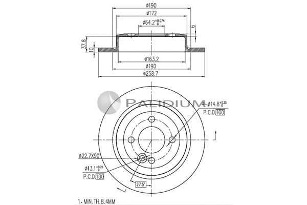 Brake Disc (P331-040)