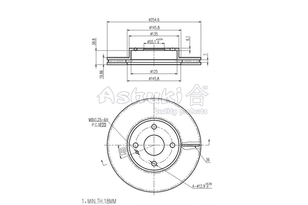 Brake Disc (M613-10)