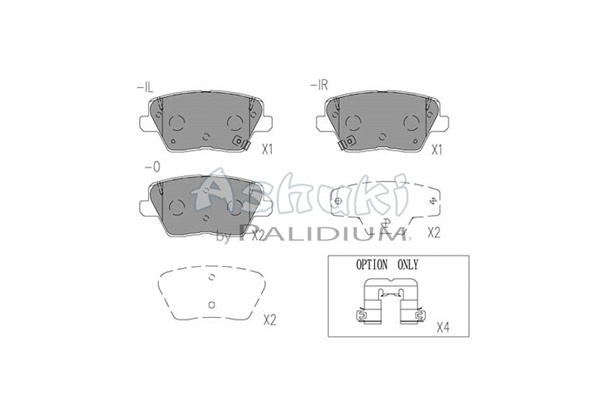 Brake Pad Set, disc brake (Y029-60)