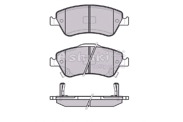 Brake Pad Set, disc brake (1080-0212)