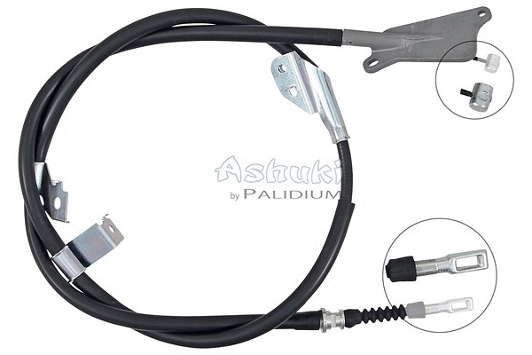 Cable Pull, parking brake (ASH3-1736)