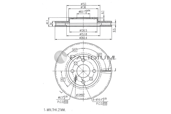 Brake Disc (P330-003)